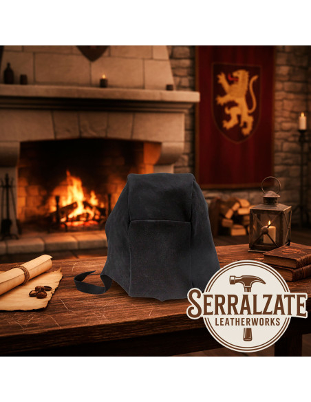 Capelina medievale in pelle modello...