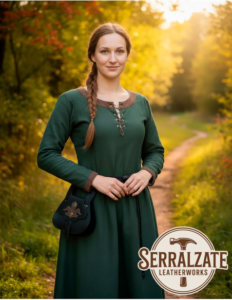 Borsa medievale in pelle modello...