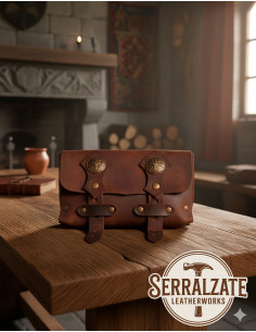 Borsa medieval albero della vita con doppia chiusura -...
