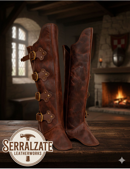 Polainas medievali Sir William con 4...