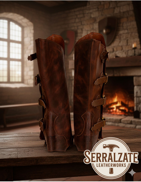 Polainas medievali Sir William con 4...