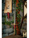 Spada Imperiale corta con finitura dorata per LARP (102 cm.)
