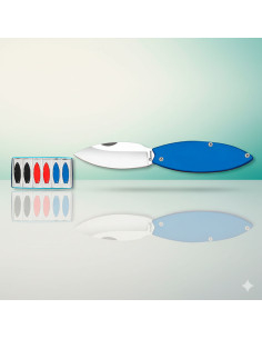 Set di 6 coltelli portachiavi Albainox, colori assortiti...