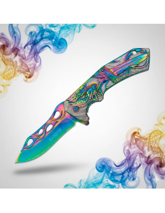 Coltello Albainox modello Rainbow Dragón (20,7 cm.)
