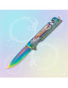 Coltello di salvataggio Albainox modello Rainbow Scorpione