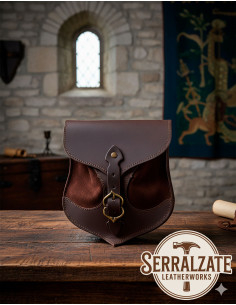 Borsa medievale in pelle per cintura modello Enrique,...