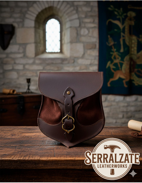 Borsa medievale in pelle per cintura...