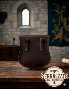 Borsa medievale in pelle per cintura modello Enrique,... 2