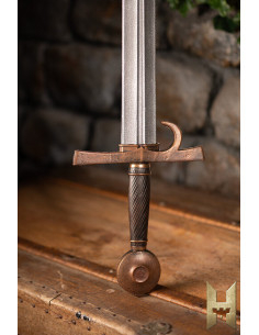 Spada medievale per LARP modello Milanese, finitura in... 2