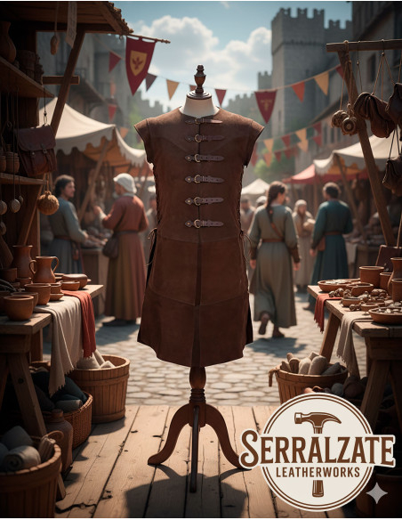 Tunika medievale Baldomero - Marrone Tunika medievale Baldomero - Marrone