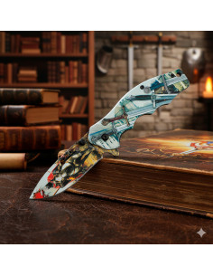 Navaja Albainox modello Cavalieri Templari (19,8 cm.) 2