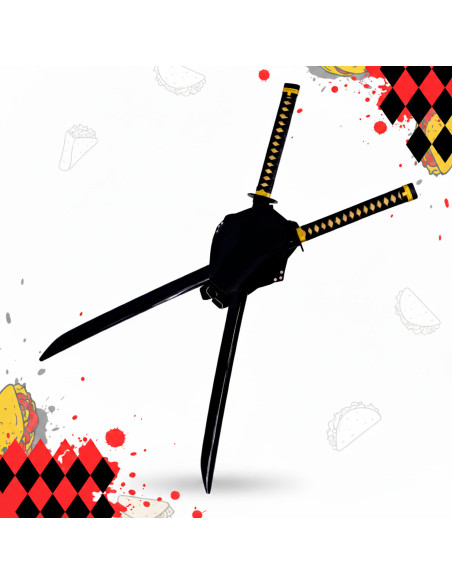 Set 2 katane con fondina per schiena...