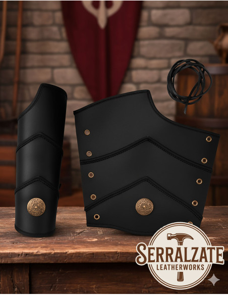 Bracciali medievali in cuoio...