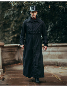 Cappotto medievale modello Kondor, colore nero 2