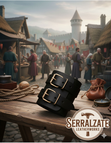 Bracciale medievale regolabile da...