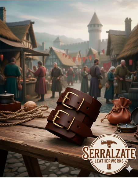 Bracciale medievale regolabile da...