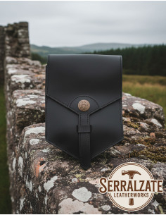 Borsa medievale in pelle modello Catalina, colore nero