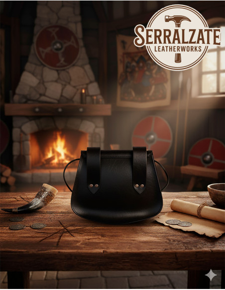 Borsa vichinga con corno di... Borsa vichinga con corno di...