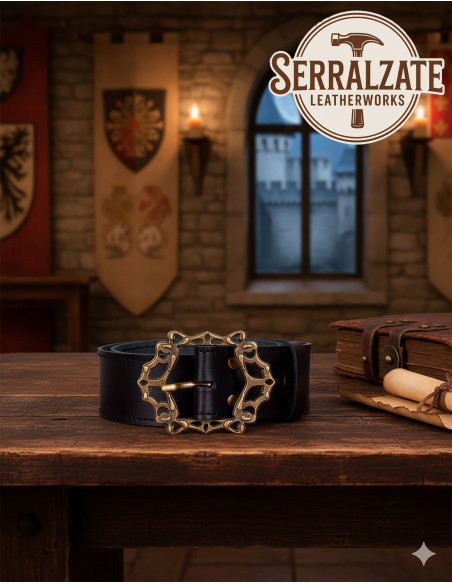 Cintura medievale Godfrey in pelle -... Cintura medievale Godfrey in pelle -...