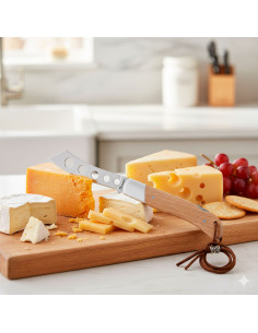 Coltello da campo Albainox modello formaggio, lama di 9 cm.