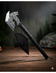 Ascia tattica Albainox testa di Drago (50 cm.)
