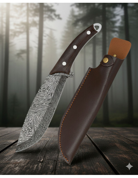 Coltello sportivo Albainox Leaf Printing