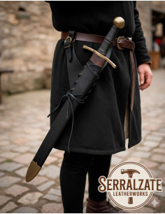 Tahalì porta spade Badulf regolabile - Nero 2