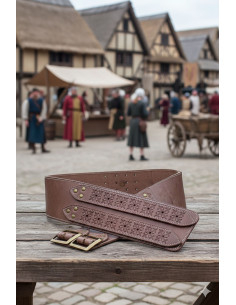 Cintura Medieval Lombarda - Marrone