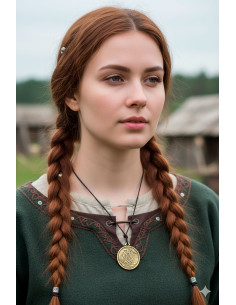 Ciondolo ali celtiche - dorato 2