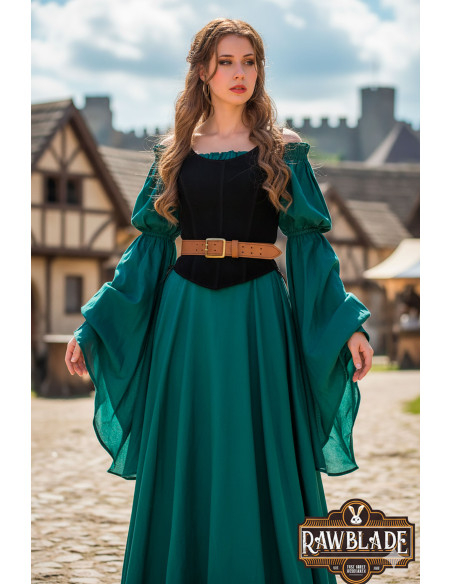 Corpetto medievale in pelle modello...