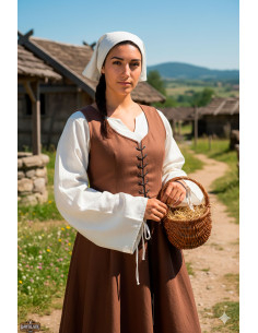 Sovvesta medievale Marketta da donna - Marrone 2