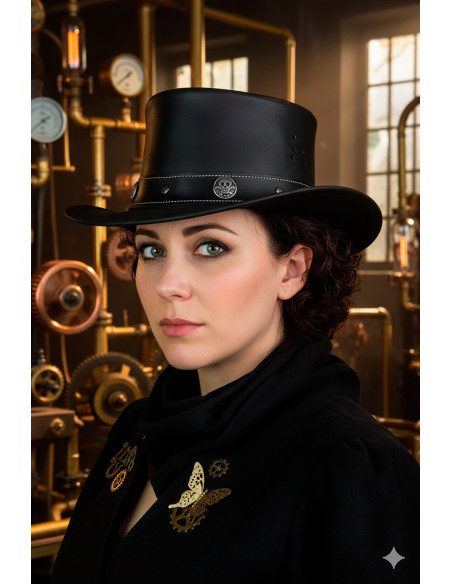 Cappello a cilindro Samedi - Nero Cappello a cilindro Samedi - Nero