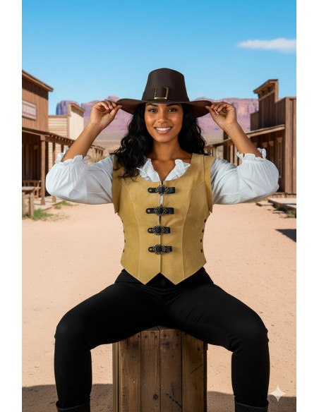 Cappello Solomon Kane in pelle...