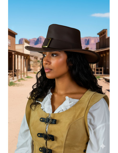 Cappello Solomon Kane in pelle...