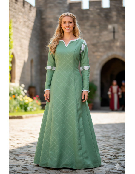 Vestito medievale Merida - Verde