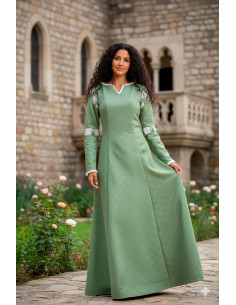Vestito medievale Merida - Verde 2