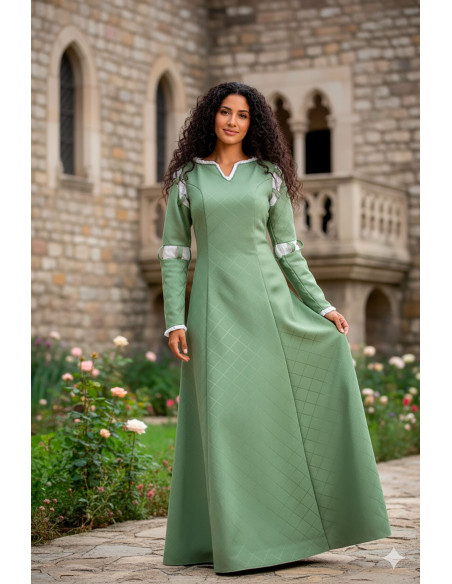 Vestito medievale Merida - Verde