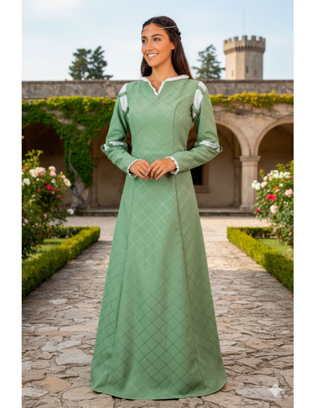 Vestito medievale Merida - Verde