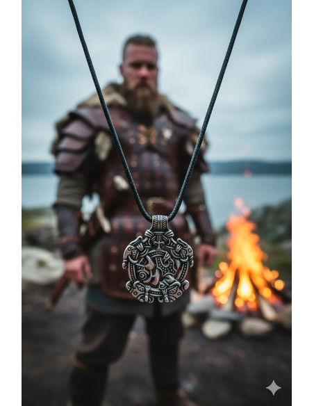 Collana vichinga di Jarl - Argento Collana vichinga di Jarl - Argento