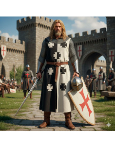 Tunica di lino da crociato