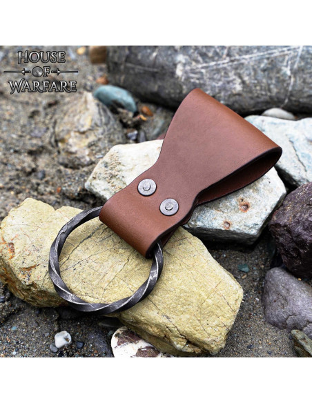 Tahalí in pelle con anello...