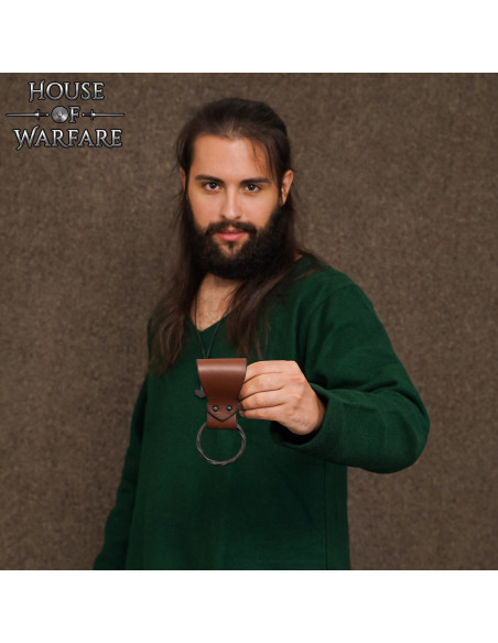 Tahalí in pelle con anello...