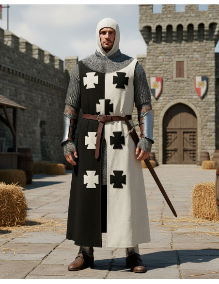 Tunica di lino da crociato