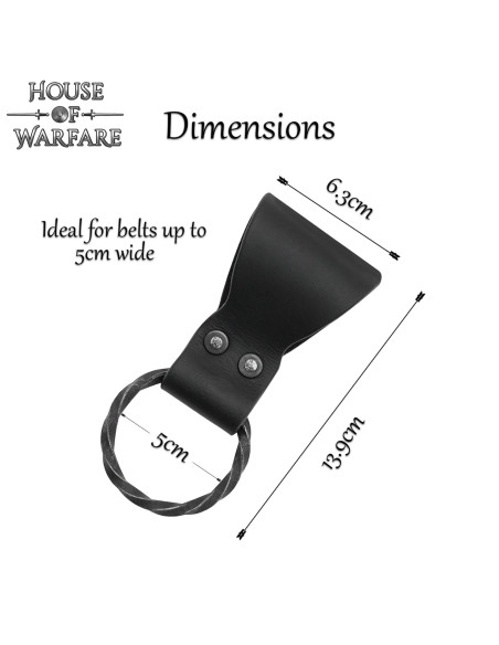 Fascino in cuoio con anello...