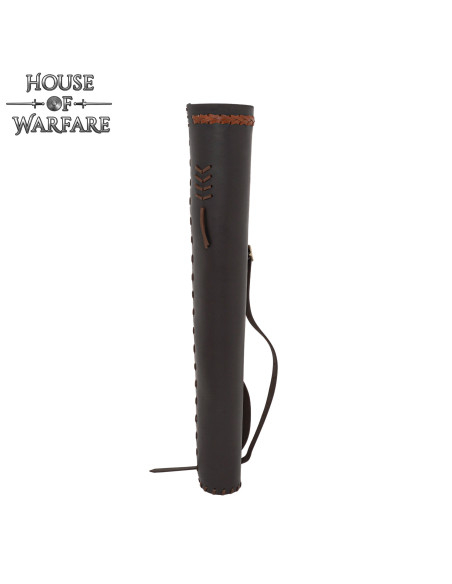 Faretra medievale in cuoio per...