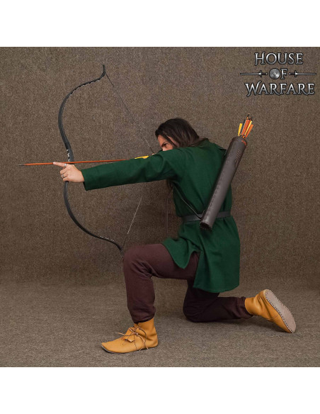 Faretra medievale in cuoio per...