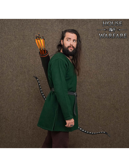 Faretra medievale in cuoio per...