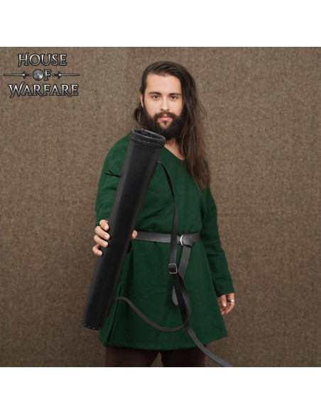 Carcaccio medievale in pelle per...