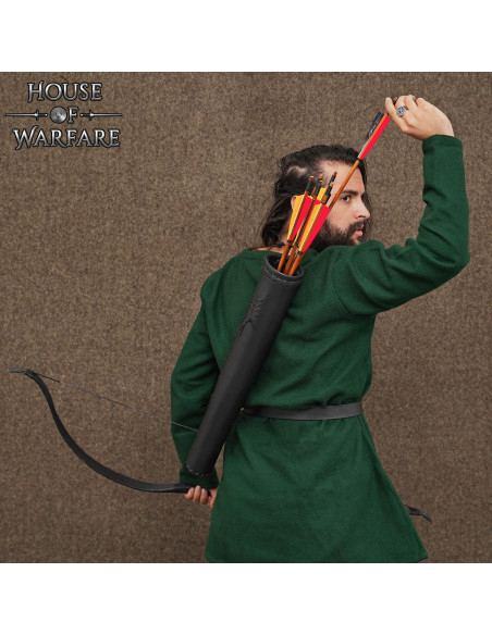 Carcaccio medievale in pelle per...