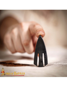 Set di 3 punte di freccia modello coda di rondine (6,5 cm.)